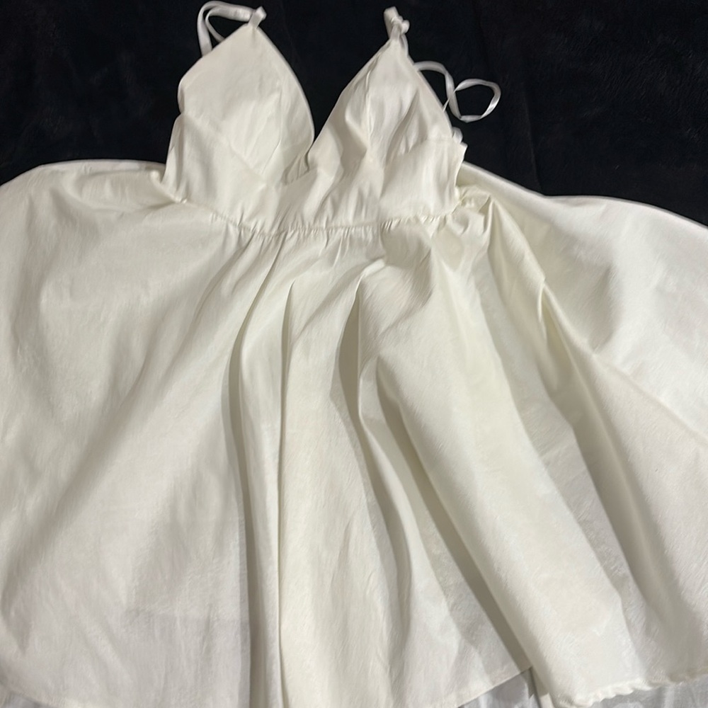 White wedding dress
